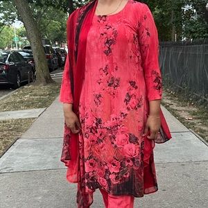 Beautiful silky Salwar Kameez